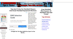 Desktop Screenshot of paintball-tips-and-tricks.com